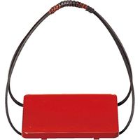 福井クラフト むすび型珍味皿 柿朱 A 1セット（2入）（直送品）