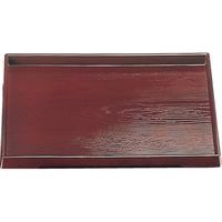 福井クラフト ダイヤ木目盆 オール溜 15020730 1セット(2入)（直送品）