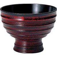 福井クラフト ABS千筋ロクロ目丼 曙 A 1セット（2入）（直送品）