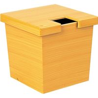 福井クラフト 角ガリ入 白木塗 A 1セット（2入）（直送品）