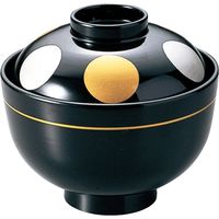福井クラフト 麻呂小吸椀 黒日月 TA 1セット（2入）（直送品）