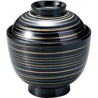 福井クラフト 一口小吸椀 金銀乱れライン TA 1セット（2入）（直送品）