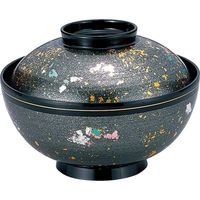 福井クラフト 仙才雑煮椀 光彩高台内金ライン TA