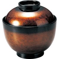 福井クラフト 松庵小吸椀 ブラウン八雲 TA 1セット（2入）（直送品）