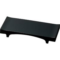 福井クラフト ミニ付台 黒塗全面塗 木質 1セット（2入）（直送品）