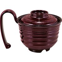 福井クラフト 超耐熱グリッピー椀 溜内黒 TA 1セット（2入）（直送品）