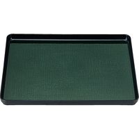 福井クラフト 大寿布目盆 グリーンかすりSL 50302000 1セット(2入)（直送品）