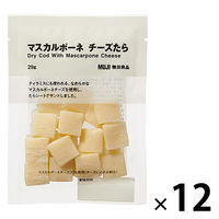 無印良品 マスカルポーネチーズたら 29g 1セット（12袋） 良品計画