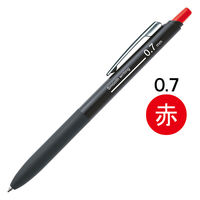アスクル なめらか油性インクボールペン ロング筆記タイプ 0.7mm赤  オリジナル