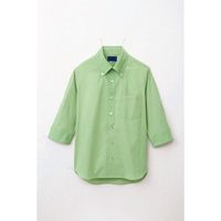 セロリー 五分袖シャツ（ユニセックス） グリーン L 63385（直送品）
