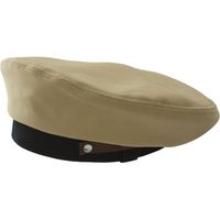 セロリー ベレー帽（ブラウンテープ付）ユニセックス ベージュ F 69717（直送品）
