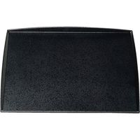 福井クラフト 角わたらせ盆 黒SLタタキ 50412150 1セット（2入）（直送品）