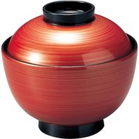 福井クラフト 新高仙才椀 朱こがね TA 1セット（2入）（直送品）