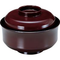 福井クラフト 天竜寺椀 溜内黒 TA 1セット（2入）（直送品）