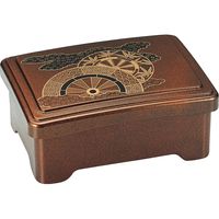 福井クラフト かつ重 梨地御所車内朱 A（かつ丼、かつ重、どんぶり） 1セット（2入）（直送品）