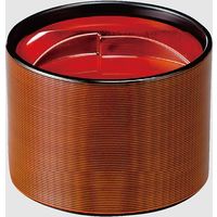 福井クラフト 耐熱 式部飯器 研出木目（内黒） （大） TA 1セット（2入）（直送品）