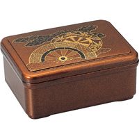 福井クラフト 合口丼重 梨地御所車内朱 A 1セット（2入）（直送品）