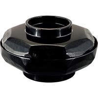 福井クラフト 荒彫亀甲平丼 黒内朱 A 1セット（2入）（直送品）