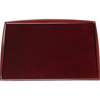 福井クラフト 角わたらせ盆 溜毘沙門天塗 50412110 1セット（2入）（直送品）