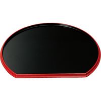 福井クラフト 半月両面盆 黒渕朱/朱天黒 50306780 1セット（2入）（直送品）