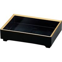 福井クラフト 錦盛箱 黒天金 A 1セット（2入）（直送品）