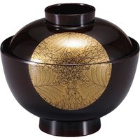 福井クラフト 和 越前椀 溜武蔵野日月 TA 1個（直送品）