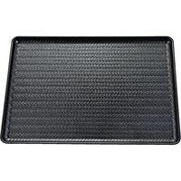 福井クラフト 竹アジロ長手盆 オール黒SL 17411150 1個（直送品）