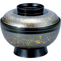 福井クラフト 羽衣丼 銀光彩高台内金ライン TA 1個（直送品）