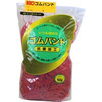 アイ・ジー・オー ゴムバンド#16 500g 赤 RB16-1G-TR 1セット(2袋)