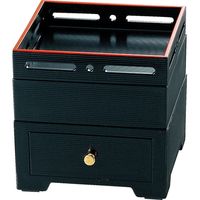 福井クラフト 嵐山松花堂 蓋セット 黒天朱 A