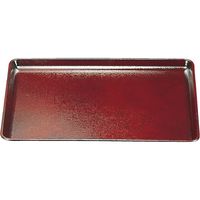 福井クラフト 耐熱布目長手盆 溜SL 16911340 1個（直送品）