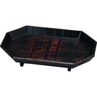 福井クラフト 荒彫長角神亀盛台 曙 木 1個（直送品）