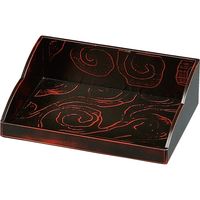 福井クラフト 木製アメニティー BOX フラワー曙塗 木 85919050 1個（直送品）