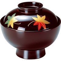 福井クラフト 雑煮椀 溜紅葉 手塗漆、磨蒔絵 木質 1個（直送品）