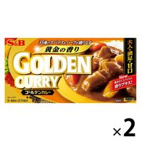 S＆B ゴールデンカレー 甘口 198g 2個