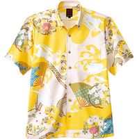 チクマ ジャパネスク・モダン 和アロハ アロハシャツ 波に兎 SF3502-3-LL（直送品）