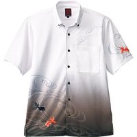 チクマ ジャパネスク・モダン 和アロハ アロハシャツ 金魚 SF3500-3-3S（直送品）