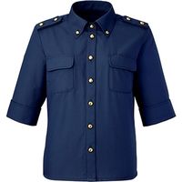 チクマ SYNBOLIC SHIRT 五分袖シャツ（肩章付き） KB1919-1-7（直送品）