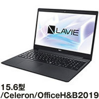 NEC15.6型ノートPC Celeron/ Office H&B2019搭載/ブラック PCーGN18CLTLF 1台