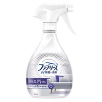 ファブリーズ 布用 W除菌+消臭 スプレー アルコール成分 無香料 本体 370mL 1個 P＆G