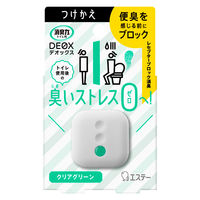消臭力DEOX（デオックス）トイレ用 置き型 クリアグリーン 付け替え用 6ml 1個 消臭剤 芳香剤 エステー
