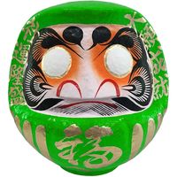 高崎だるま 緑 8号 25×21×26cm 社運隆盛・大願成就 HKDM-8-GN-15