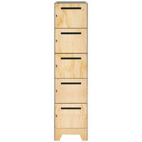 ジャーナルスタンダードファニチャー（journal standard Furniture） 木製ロッカー1列5段 5人用 幅430×奥行460×高さ （取寄品）