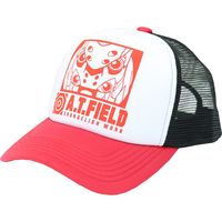 角利産業 A.T.FIELD メッシュキャップ RED EV-19（直送品）