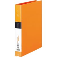 キングジム シンプリーズ リングファイル A4 タテ型 オレンジ 642SPオレ 1セット（4冊）（直送品）
