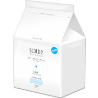 ウェットティッシュ　除菌シート アルコール除菌 大容量 詰替1個（410枚入） スコッティ 日本製紙クレシア