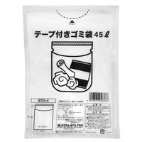 テープ付きゴミ袋 白半透明 45L 1袋（30枚入） 伊藤忠リーテイルリンク