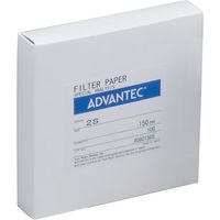 分液ろ紙 No.2S 150mmφ 33680236 1セット（1箱：100枚入×5箱） アドバンテック東洋（直送品）