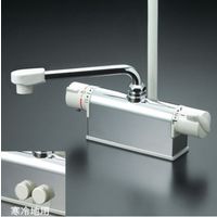 【水栓金具】KVK デッキ形サーモスタット式シャワー（取付ピッチ100mmタイプ） KF771 1個（直送品）