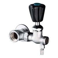 【水栓金具】KVK 分岐水栓（水抜き付）（ユニオンナットなし） K19SWU4 1個（直送品）